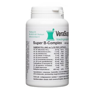 VeraSupplements Super B Complex Capsules 100CP VeraSupplements Super B Complex Capsules 100CP
