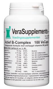 VeraSupplements Actief B-Complex Capsules 100CP