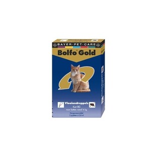Bolfo Gold Druppels Kat 80, 2 pipetjes 2ST Bolfo Gold Druppels Kat 80, 2 pipetjes 2ST