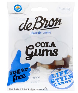 de Bron Suikervrije Cola Gums 100GR de Bron Suikervrije Cola Gums 100GR