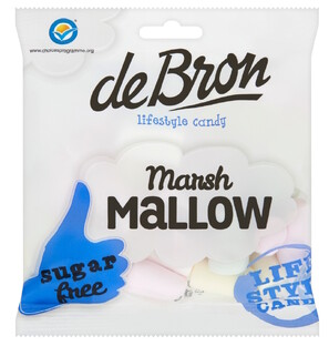 de Bron Marshmellow Suikervrij 75GR de Bron Marshmellow Suikervrij 75GR