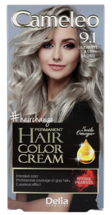 Cameleo Hair Color Cream 9.1 Ultimate Ash Blond 1ST Cameleo Hair Color Cream 9.1 Ultimate Ash Blond 1ST