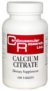 Cardiovascular Research Calcium Citraat 165mg Tabletten 100CP