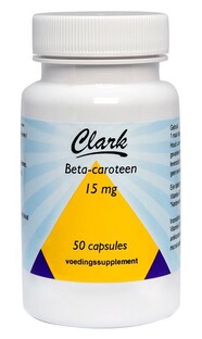 Clark Beta-Caroteen Capsules 50CP Clark Beta-Caroteen Capsules 50CP