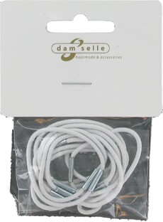 Damselle Elastiek Wit Klein 12ST Damselle Elastiek Wit Klein 12ST