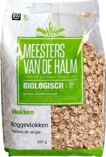 De Halm Roggevlokken Biologisch 500GR De Halm Roggevlokken Biologisch 500GR