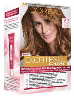 L'Oréal Paris Excellence 6.3 Donker Goudblond 1ST L'Oréal Paris Excellence 6.3 Donker Goudblond 1ST