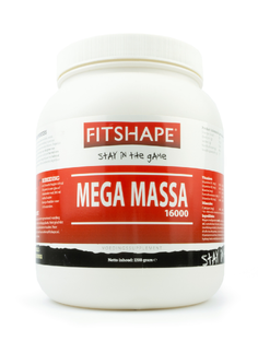 Fitshape Mega Massa 16000 Vanille 1200GR Fitshape Mega Massa 16000 Vanille 1200GR