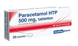 Healthypharm Paracetamol 500mg Tabletten 20TB Healthypharm Paracetamol 500mg Tabletten 20TB
