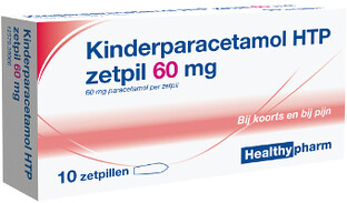 Healthypharm Kinderparacetamol Zetpil 60mg 10TB Healthypharm Kinderparacetamol Zetpil 60mg 10TB