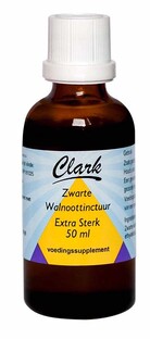 Clark Zwarte Walnoot Extra Sterk Tinctuur 50ML Clark Zwarte Walnoot Extra Sterk Tinctuur 50ML