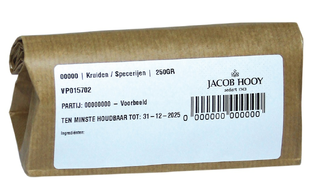 Jacob Hooy Bertramwortel Gesneden 250GR Jacob Hooy Bertramwortel Gesneden 250GR