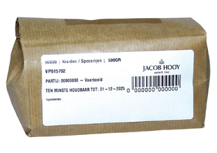 Jacob Hooy Frambozenblad Gesneden 500GR  Jacob Hooy Frambozenblad Gesneden 500GR