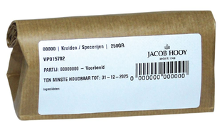 Jacob Hooy Hondsdraf Gesneden 250GR 