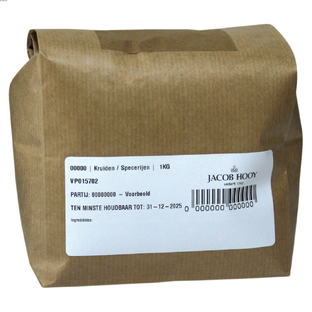 Jacob Hooy Maanzaad Blauw Heel 1KG Jacob Hooy Maanzaad Blauw Heel 1KG