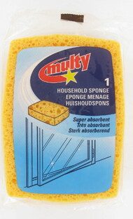 Multy Huishoudspons Hydrocel Geel 1ST Multy Huishoudspons Hydrocel Geel 1ST