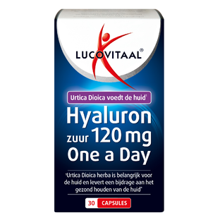 Lucovitaal Hyaluronzuur Droge Huid 120mg Capsules 30CP Lucovitaal Hyaluronzuur Droge Huid 120mg Capsules 30CP