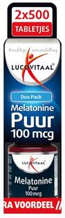 De Online Drogist Lucovitaal Melatonine Puur 100mcg Duo Tabletten 1000TB aanbieding