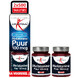 Lucovitaal Melatonine Puur 100mcg Duo Tabletten 1000TB verpakking en product Lucovitaal Melatonine Puur 100mcg Duo Tabletten 1000TB verpakking en product