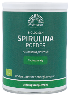 Mattisson HealthStyle Biologische Spirulina Poeder 125GR