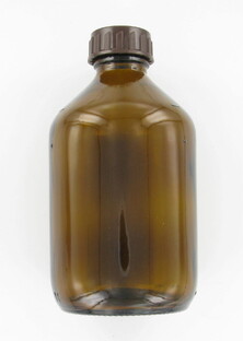 Blockland Fles Los Bruin Glas Met Dop 300ml 1ST Blockland Fles Los Bruin Glas Met Dop 300ml 1ST