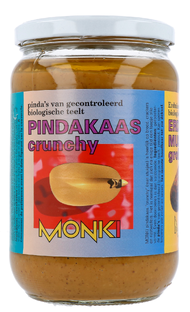 Monki Pindakaas Crunchy 650GR Monki Pindakaas Crunchy 650GR