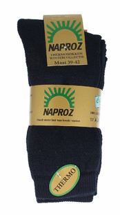 Naproz Thermo Sokken Blauw Maat 39-42 3PR Naproz Thermo Sokken Blauw Maat 39-42 3PR