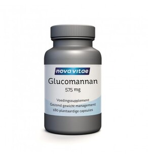 Nova Vitae Glucomannan Konjac Afslankpillen 180CP Nova Vitae Glucomannan Konjac Afslankpillen 180CP