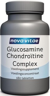 Nova Vitae Glucosamine Chondroïtine Complex Tabletten 180TB Nova Vitae Glucosamine Chondroïtine Complex Tabletten 180TB