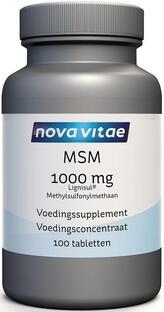 De Online Drogist Nova Vitae Msm 1000mg Tabletten 100CP aanbieding