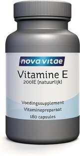 Nova Vitae Vitamine E 200iu Capsules 180CP Nova Vitae Vitamine E 200iu Capsules 180CP