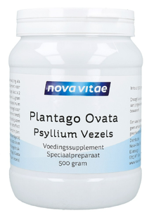 Nova Vitae Plantago Ovata Psyllium Vezels 500GR Nova Vitae Plantago Ovata Psyllium Vezels 500GR