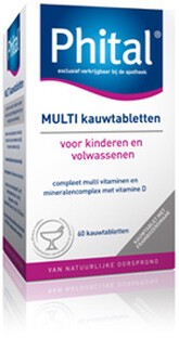 Phital Multi Kauwtabletten 60TB Phital Multi Kauwtabletten 60TB