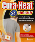 Cura Heat Pain Relief Warmtepleisters 3ST Cura Heat Pain Relief Warmtepleisters 3ST