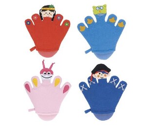 Treffina Terryt Washandschoen Kinder 1ST Treffina Terryt Washandschoen Kinder 1ST