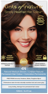 Tints of Nature 4N Natural Medium Brown 1ST Tints of Nature 4N Natural Medium Brown 1ST