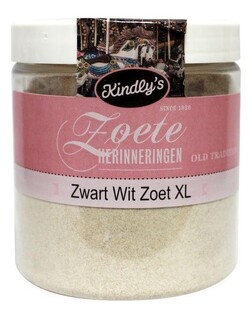 Van Vliet The Candy Company Zwart Wit Zoet Jumbo 150GR Van Vliet The Candy Company Zwart Wit Zoet Jumbo 150GR