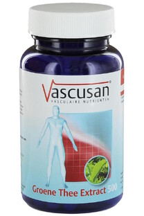 Vascusan Groene Thee Extract 500mg Capsules 60CP Vascusan Groene Thee Extract 500mg Capsules 60CP