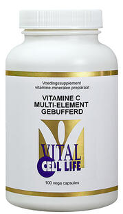 Vital Cell Life Vitamine C Multi-Element Gebufferd Capsules 100CP