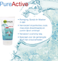Garnier Skin Naturals Pure Active 3-in-1 Reiniging 150MLwat het product doet