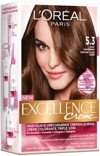 L'Oréal Paris Excellence 5.3 Licht Goudbruin 1ST L'Oréal Paris Excellence 5.3 Licht Goudbruin 1ST