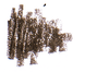 Benecos Wenkbrauwpotlood Bruin 1,13GR kleur voorbeeld product Benecos Wenkbrauwpotlood Bruin 1,13GR kleur voorbeeld product