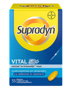 De Online Drogist Supradyn Vital 50+ Tabletten 35TB aanbieding