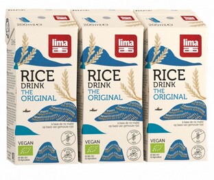 Lima Rijstdrink Original 3x200ml 600ML Lima Rijstdrink Original 3x200ml 600ML