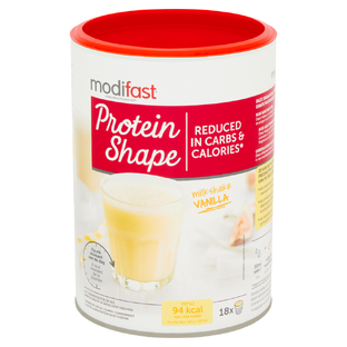 De Online Drogist Modifast Protein Shape Milkshake Vanille 540GR aanbieding