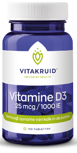 Vitakruid Vitamine D3 25 mcg / 1000 IE 120TB Vitakruid Vitamine D3 25 mcg / 1000 IE 120TB
