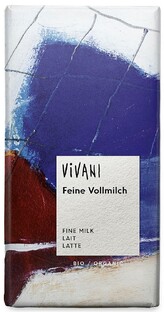 Vivani Chocoladereep Melk 100GR Vivani Chocoladereep Melk 100GR