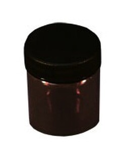 Blockland Zalfpot Glas Bruin + Dop 30ml 1ST Blockland Zalfpot Glas Bruin + Dop 30ml 1ST