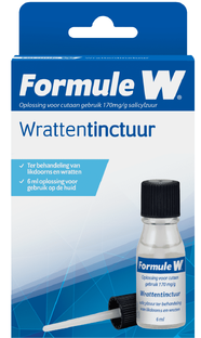 Formule W Wrattentinctuur Flacon 6ML Formule W Wrattentinctuur Flacon 6ML