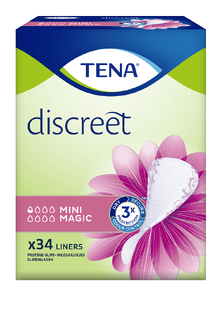 De Online Drogist TENA Discreet Mini Magic Inlegkruisjes 34ST aanbieding